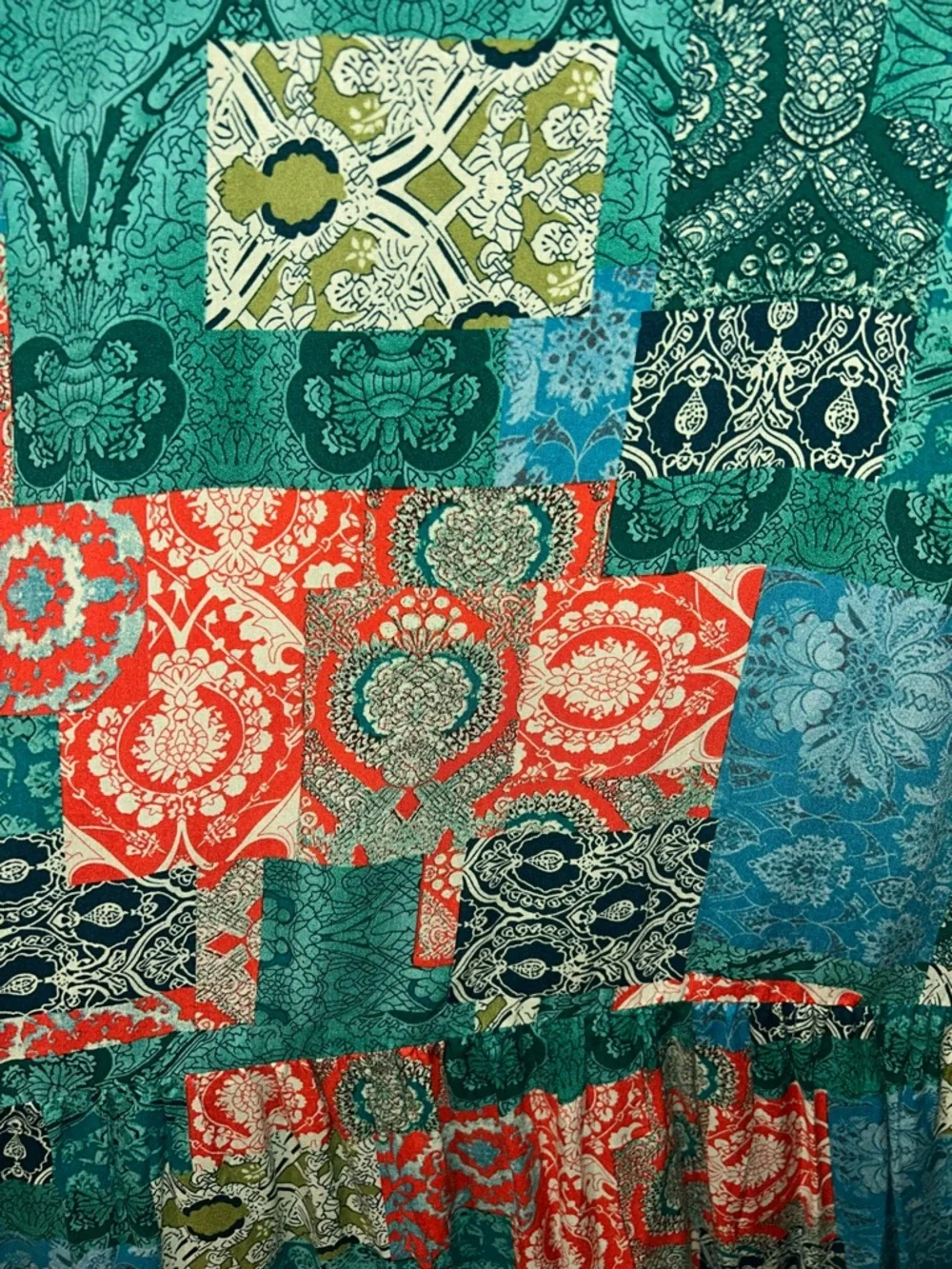NWOT Boho Floral Adjustable Strap V Neck Beach Flowy Maxi Sundress - Picture 11 of 16